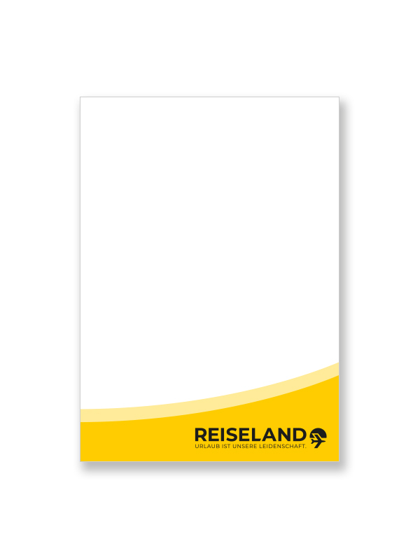 Angebotspapier Reiseland nicht bistro-konform