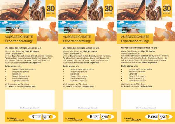 Experten Dreierflyer
