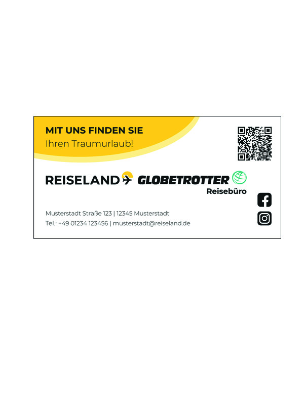 Katalogaufkleber Globetrotter