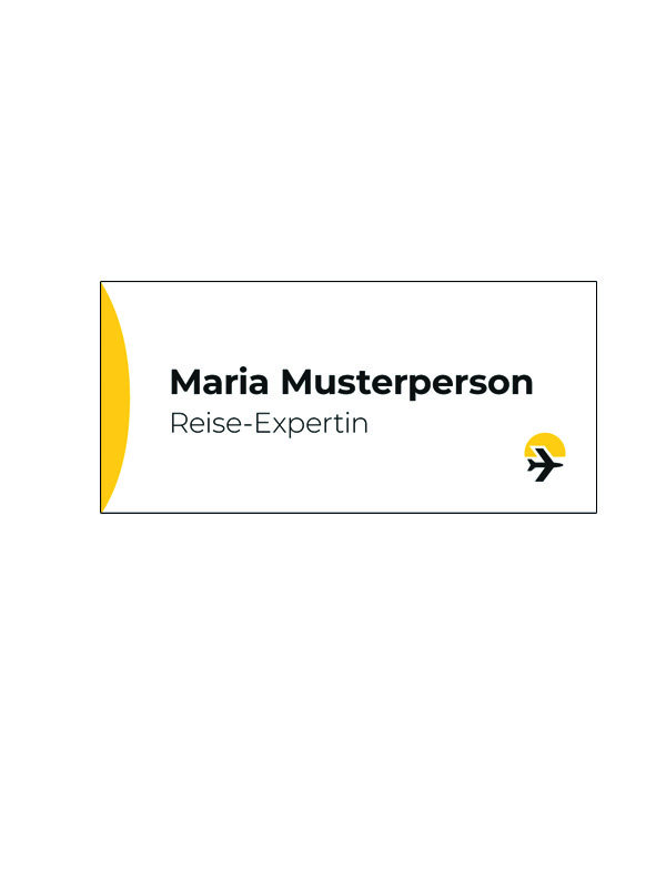 Pappeinleger Magnetnamensschild