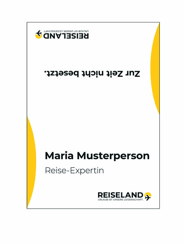 Pappeinleger Tischaufsteller