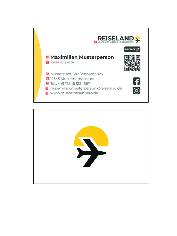 Visitenkarten PAYBACK Franchise
